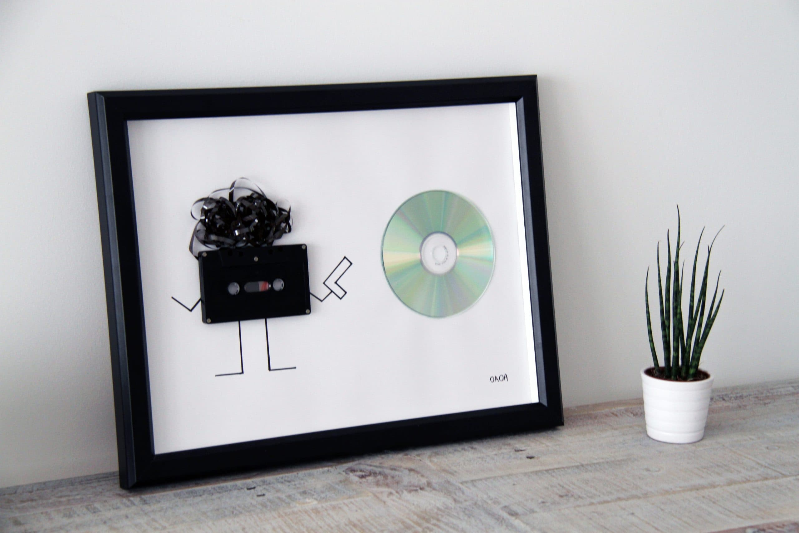 Cuttlas Cassette artwork - detail view